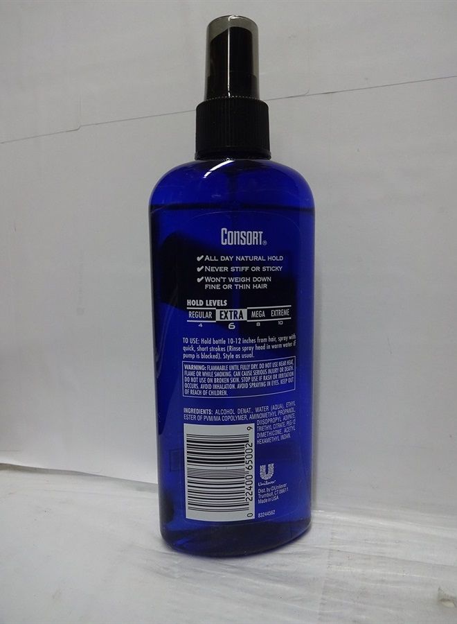 Hair Spray 8oz Unscented X-Hold Pump Non-Aero (2 Pack)