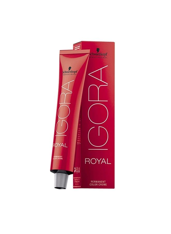 Professional Igora Royal Permanent Color Creme, 8-55, Light Blonde Gold Extra, 60 Gram