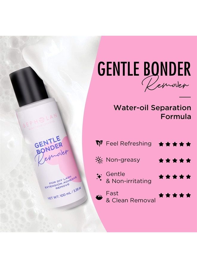 Cluster Lash Glue Remover, DIY Eyelash Extension Remover, Bond & Seal Adhesive Professional & Self Use, For Sensitive Eyes, Eye Makeup & Mascara Remover