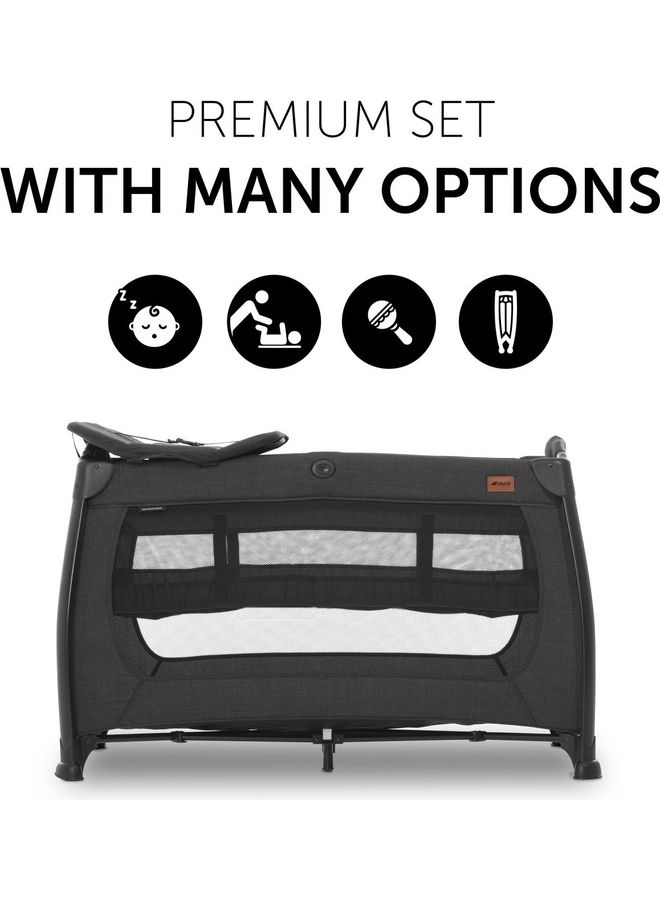 Travel Cots Play N Relax Center - Black