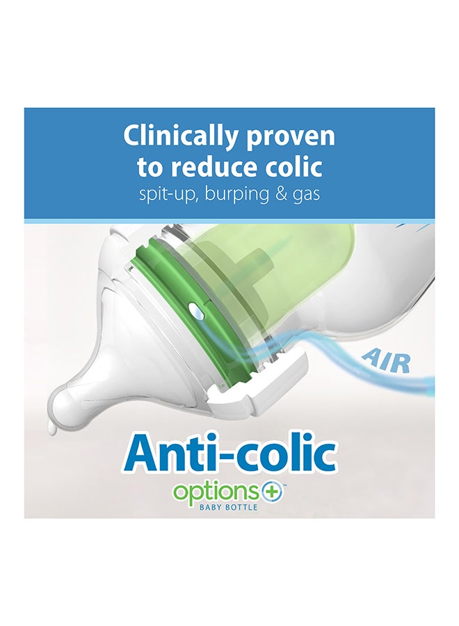 9 Oz/270 Ml Glass W-N Anti-Colic Options+ Bottle, 1-Pack