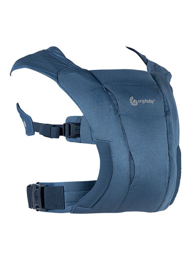 Embrace Soft Air Mesh Ergonomic Baby Carrier For Newborns From Birth, Ergonomic 2 - Position Belly Carrier Front Carrier - Blue