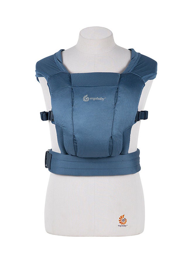 Embrace Soft Air Mesh Ergonomic Baby Carrier For Newborns From Birth, Ergonomic 2 - Position Belly Carrier Front Carrier - Blue