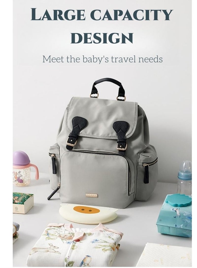 Diaper Bag Backpack, Multifunction Travel Back Pack Maternity Baby Changing Bags for Mom and Dad, Large Capacity, Waterproof and Stylish