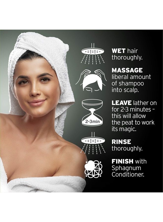 Psoriasis Shampoo and Conditioner Set - Peat Mud Therapy for Itchy Scalp with Argan and Olive Oil Treatment, No Coal Tar. For Both Men and Women. 2 x 8.45 fl. Oz