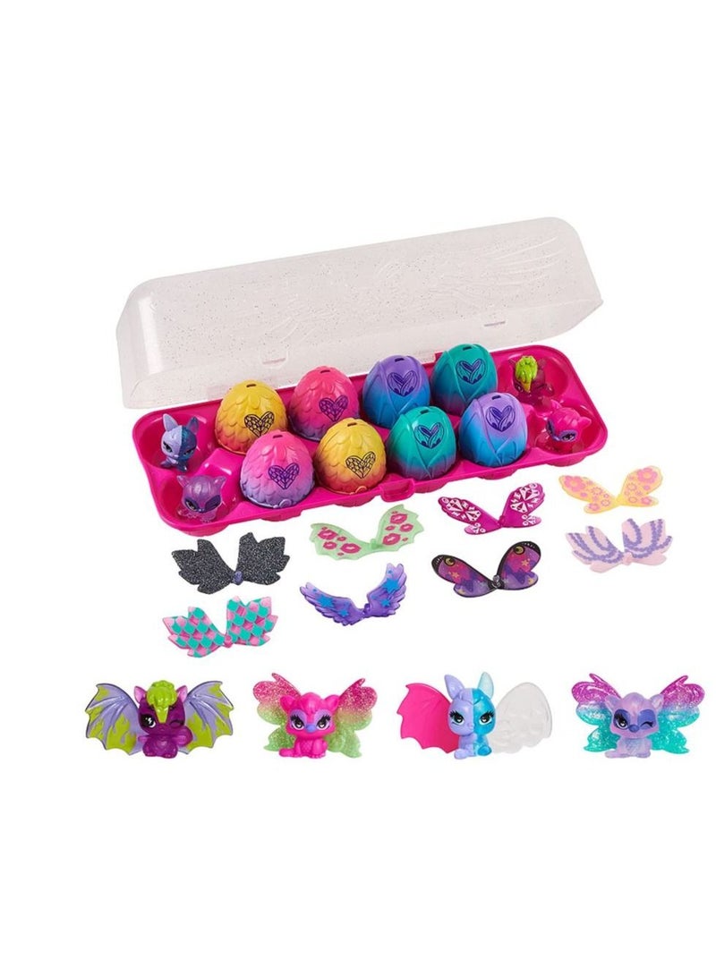 Hatchimals CollEGGtibles, Wilder Wings 12-Pack with Mix and Match Wings