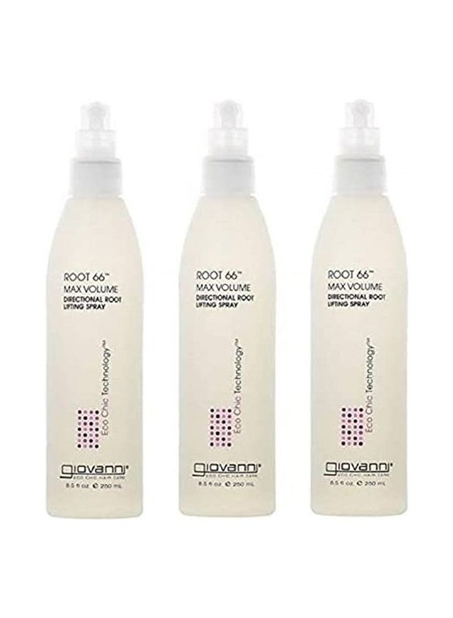 Pack of 3 - Root 66 Max Volume Directional Hair Lifting Spray 250 x 3ml