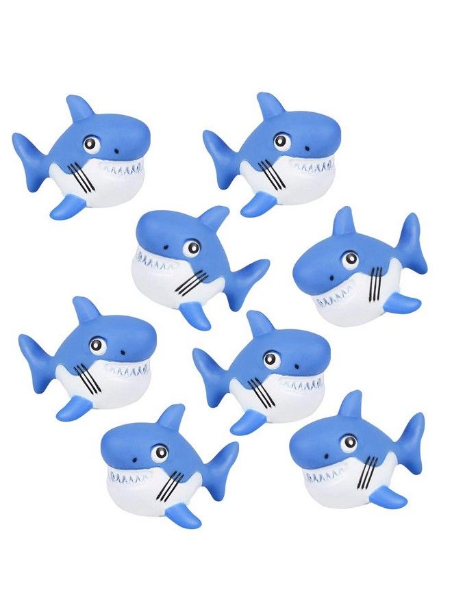 Rubber Squirting Sharks For Kids Pack Of 12 Bath Tub Squirts And Pool Toys For Toddlers Safe And Durable Water Squirters Birthday Party Favors Piñata Fillers Goodie Bag Stuffers