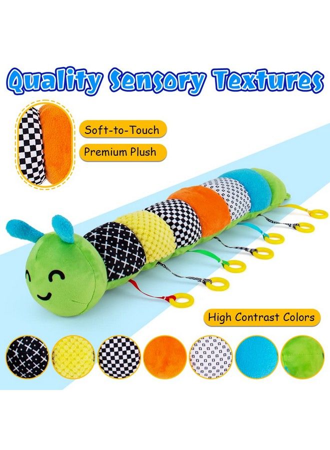 Baby Toys 6 To 12 Monthsmontessori Toys For Babies 612 Monthspull String Sensory Toys For 1 Year Old Boys Girlsplush Caterpillar Learning Activity Toys Gifts With Rattle Crinkle Squeaker Textures