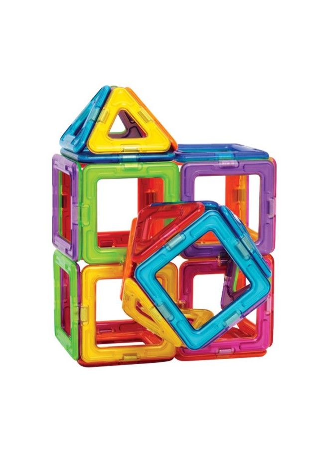 Basic Set (30 Pieces) Magnetic Building Blocks Educational Tiles Stem Toy 63076 Rainbow