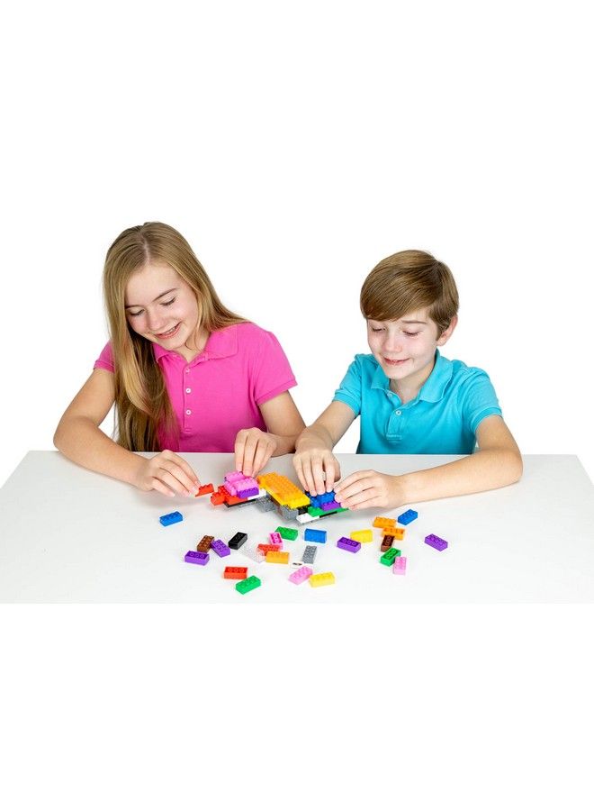 Toy Building Block 2X4 Blue Green Red And Yellow Classic Bricks Building Brick Creative Play Set For Kidbaby 96 Pc
