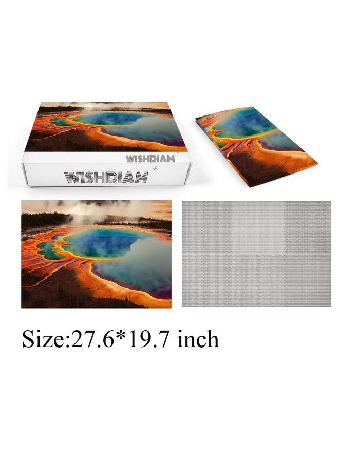 2 Pack Puzzles For Adults 1000 Pieces Zion National Park & Yellowstone National Park Puzzles Nature Jigsaw Puzzles For Adults 1000 Pieces And Up Landscape Yellowstone Puzzle Puzzle Gifts For Family