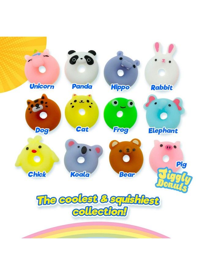 Mini Mochi Squishy Animals (1 Pack) Cute Jiggly Donut Squishies For Kids & Adults Boys & Girls. Stress Relief Fidget Gummy Toys. Bulk Party Favors Birthday Goodie Bags Class Prizes. 33521