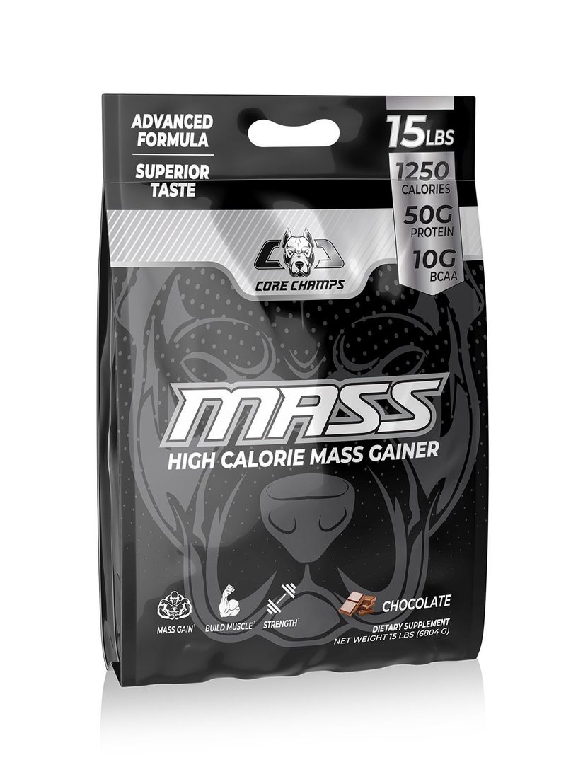 High Calorie Mass Gainer 1250 Calories 50G Protein Chocolate Flavor 15Lb