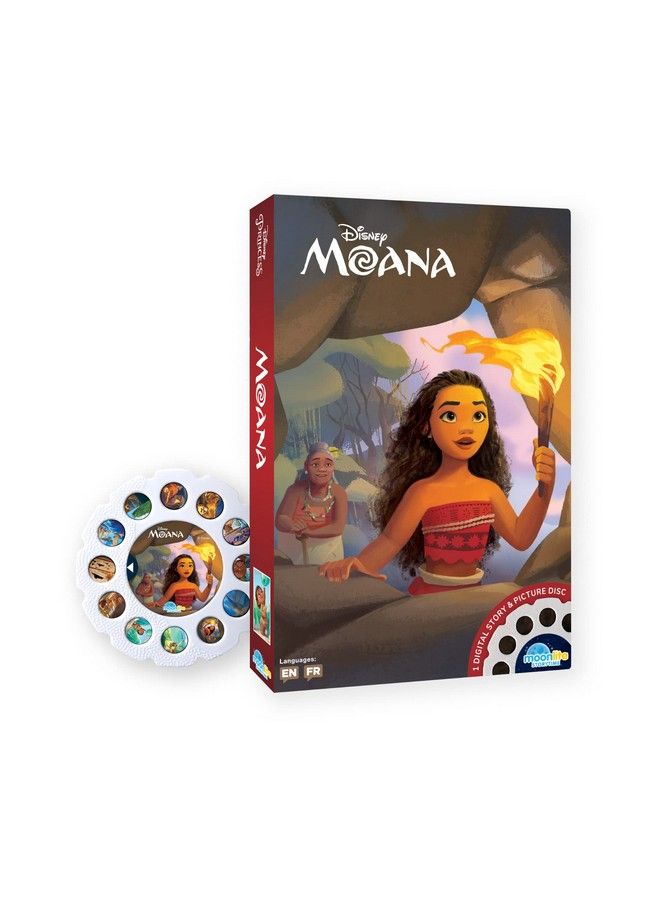 Storytime Moana Storybook Reel A Magical Way To Read Together Digital Story For Projector Fun Sound Effects Learning Gifts For Kids Ages 1 Year And Up