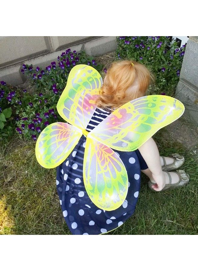 Girls Fairy Wings 4 Pack Princess Butterfly Costume Wings Set For Kids Dress Up Birthday Party(Ages 36 Years) (Fairy Wings (2019 Style 4 Pack))