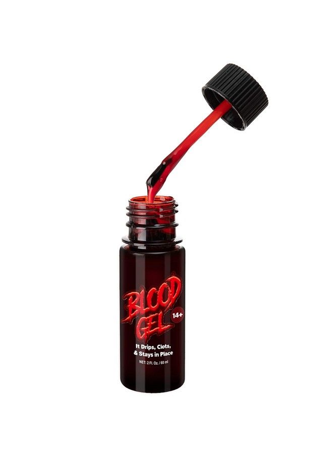 2 Oz Fake Halloween Vampire Blood Gel For Halloween Costume Zombie Vampire And Monster Makeup & Dress Up