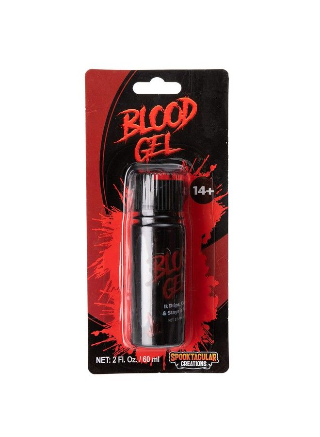 2 Oz Fake Halloween Vampire Blood Gel For Halloween Costume Zombie Vampire And Monster Makeup & Dress Up