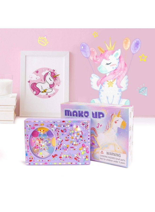 Kids Makeup Kit For Girls Princess Real Washable Cosmetic 3+ Year Old Girl Birthday Gifts Pretend Play Toys For Girls 810 With Mirror Non Toxic