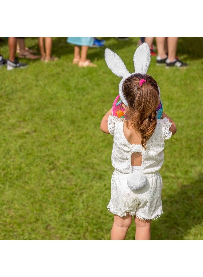 Bunny Rabbit Tail Accessory White Pom Pom Costume Accessories Bunny Tail For Pretend Play