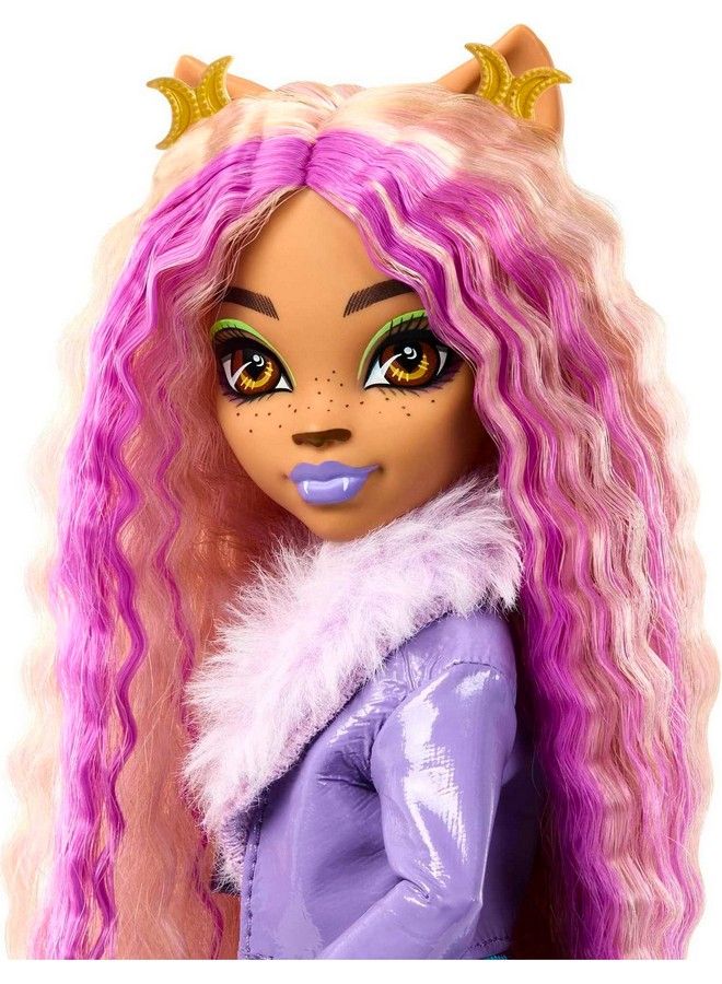 Doll And Fashion Set Clawdeen Wolf With Dressup Locker And 19+ Surprises Skulltimate Secrets