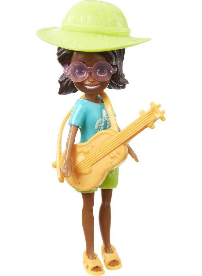 Travel Toy Playset With Four (3Inch) Dolls And 50+ Fashion Accessories Splashinstyle Fashion Pack
