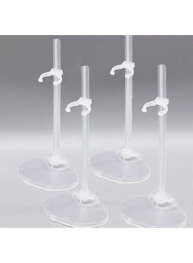 24Pcs White Doll Stand Doll Support Rack Action Figure Display Rack For Window Doll Display Decoration Collection