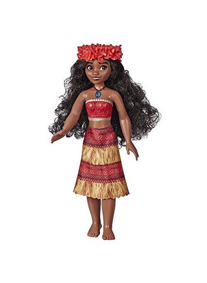 Musical Moana Fashion Doll With Shell Necklace Sings How Far Il Go Toy For 3 Year Olds & Up Brown