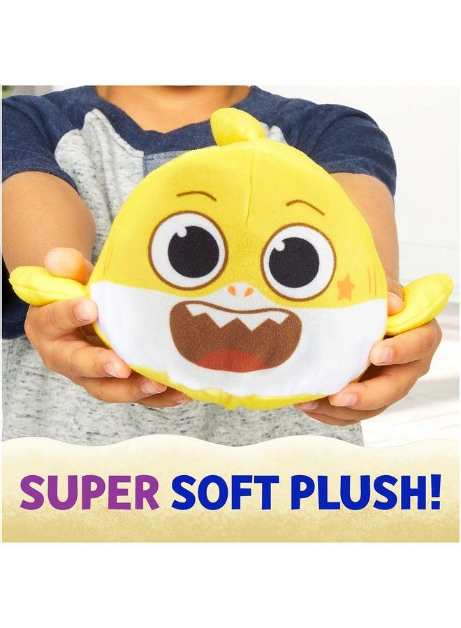 Baby Shark Big Show! Reversible Plush Baby Shark Turns Into Super Shark Flip Plushie Toys For Toddlers