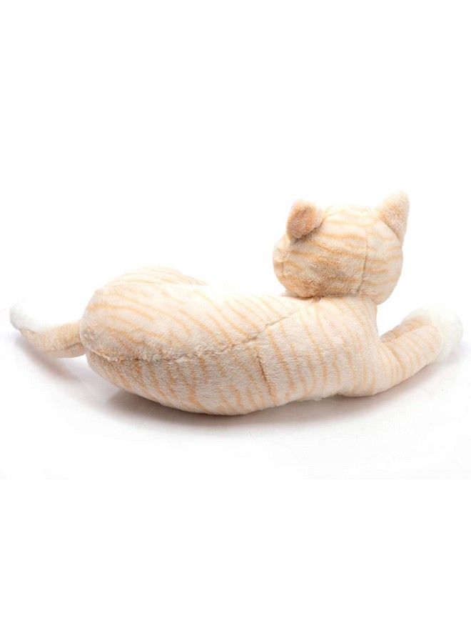 Cat Plush Stuffed Animals Orange Striped Cat Kitten Plush Toy Gift For Kids 18 Inch