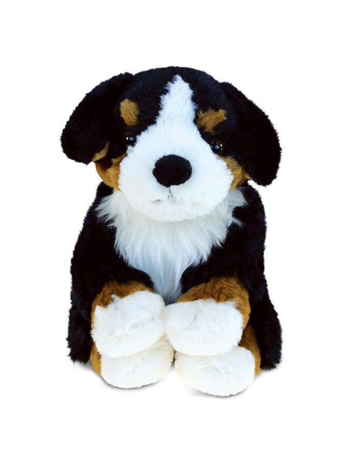 Dollibu Plush Bernese Mountain Dog Stuffed Animal Soft Huggable Dog Plush Adorable Playtime Plush Toy Cute Pet Animal Cuddle Gift For Kids & Adults 8 Inch