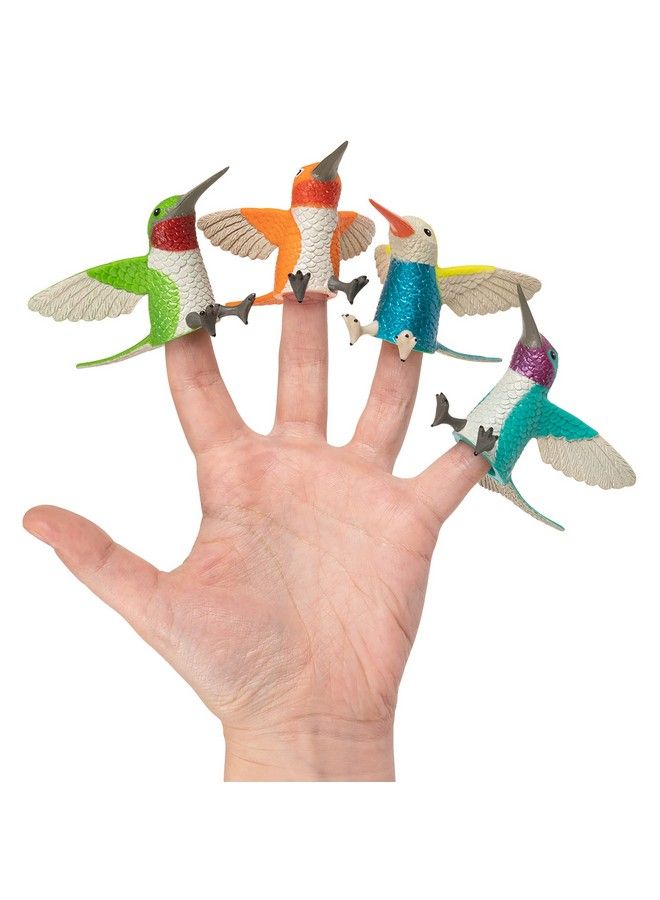 Archie Mcphee Finger Hummingbirds Finger Puppets (Set Of 4)