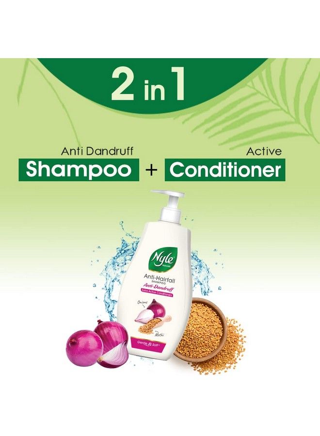 Naturals Onion Shampoo Antidandruff With Onion And Fenugreek Gentle & Soft Shampoo Ph Balanced And Paraben Free 1L
