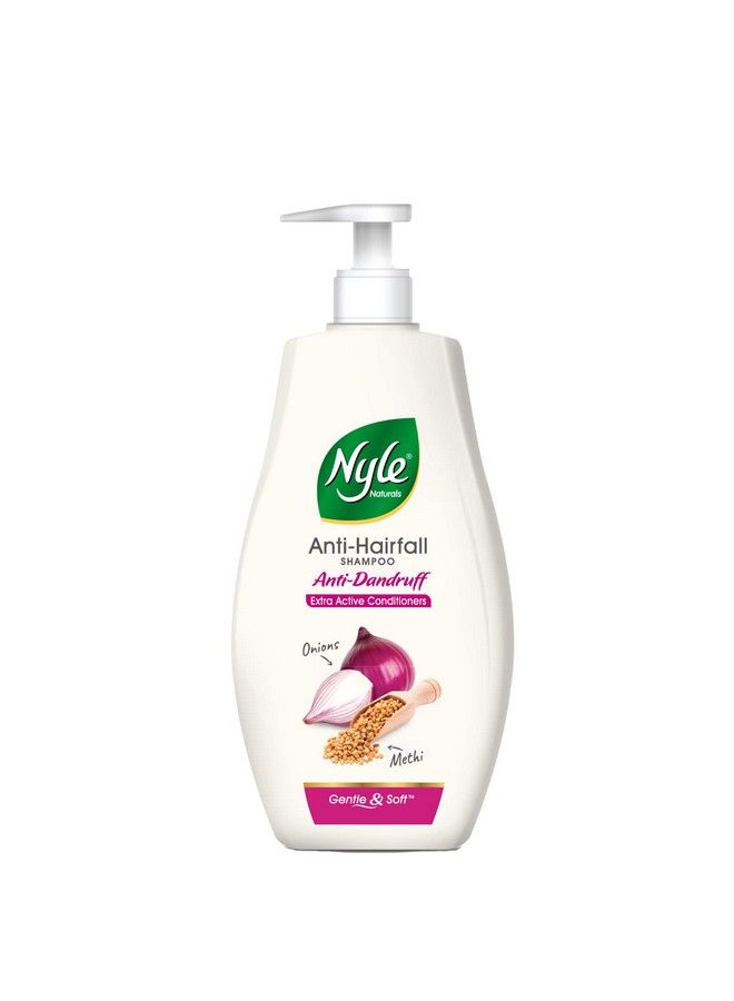 Naturals Onion Shampoo Antidandruff With Onion And Fenugreek Gentle & Soft Shampoo Ph Balanced And Paraben Free 1L
