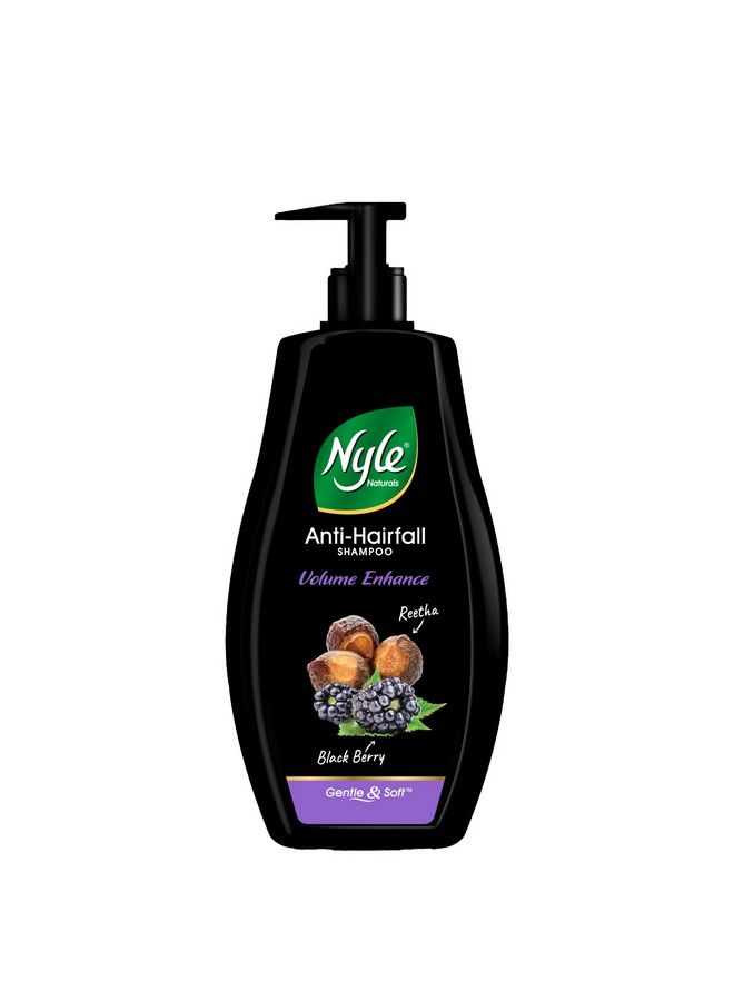 Naturals Volume Enhance Shampoo With Blackberry Reetha And Amla Gentle & Soft Shampoo Ph Balance And Paraben Free 1L