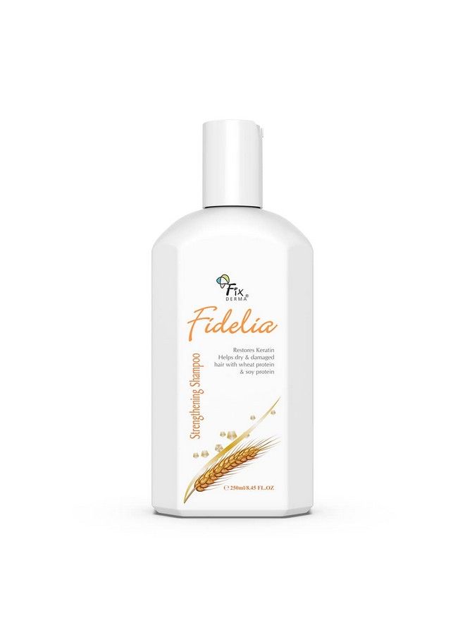 Fidelia Shampoo Vegetable Based Natural Keratin Gives Shine & Strength To Hair Recovers Hair Damage Provides Elasticity Rejuvenating And Nourishing Shampoo Paraben & Sls Free 250Ml