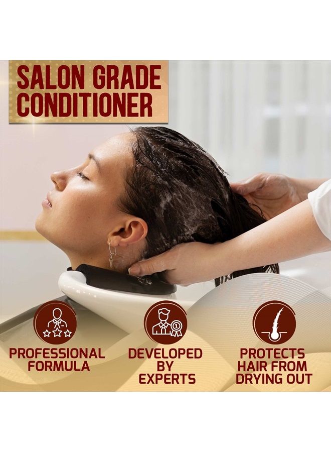 Moroccan Argan Oil Conditioner - Sulfate Free Products for Women and Men - Deep Moisturizing for Dry, Curly, Colored, Damaged Hair - Hydrating Repair, Salon Grade Formula for All Hair Types