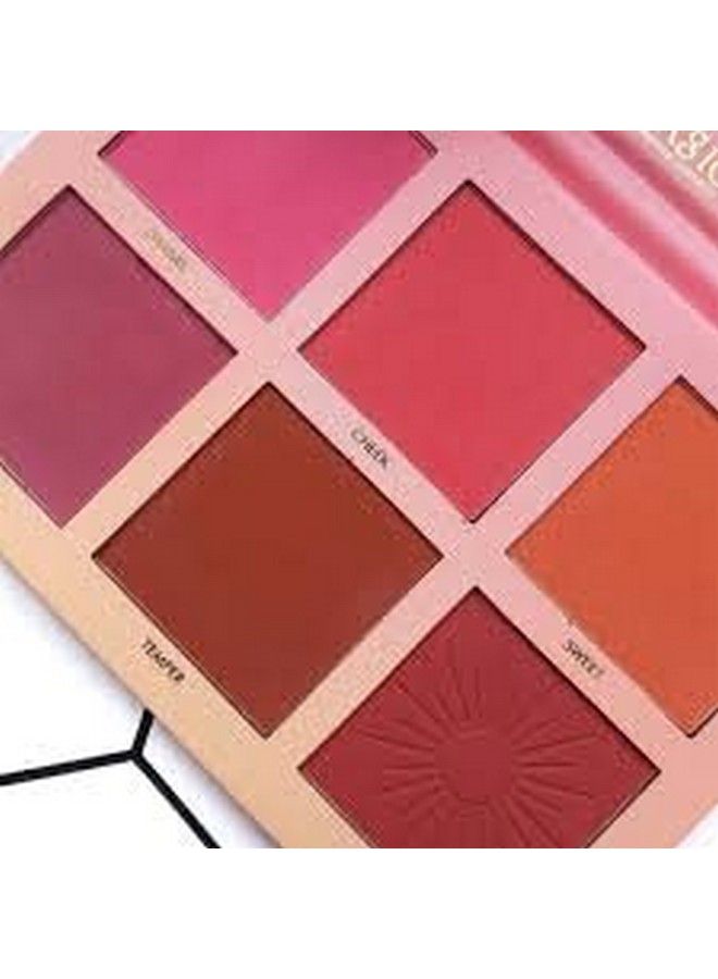 Professional Cosmetics 6 Color Touch Blush Palette 20G For Girls And Women