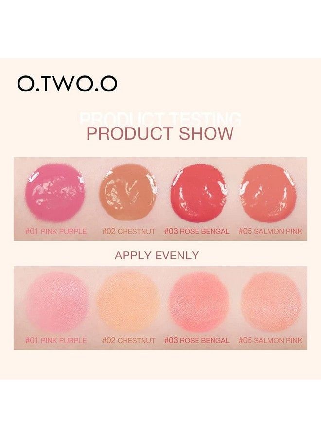 O Two O Velvet Liquid Blushface Blusherlonglasting Makeup Blush15G (03Rose Bengal)