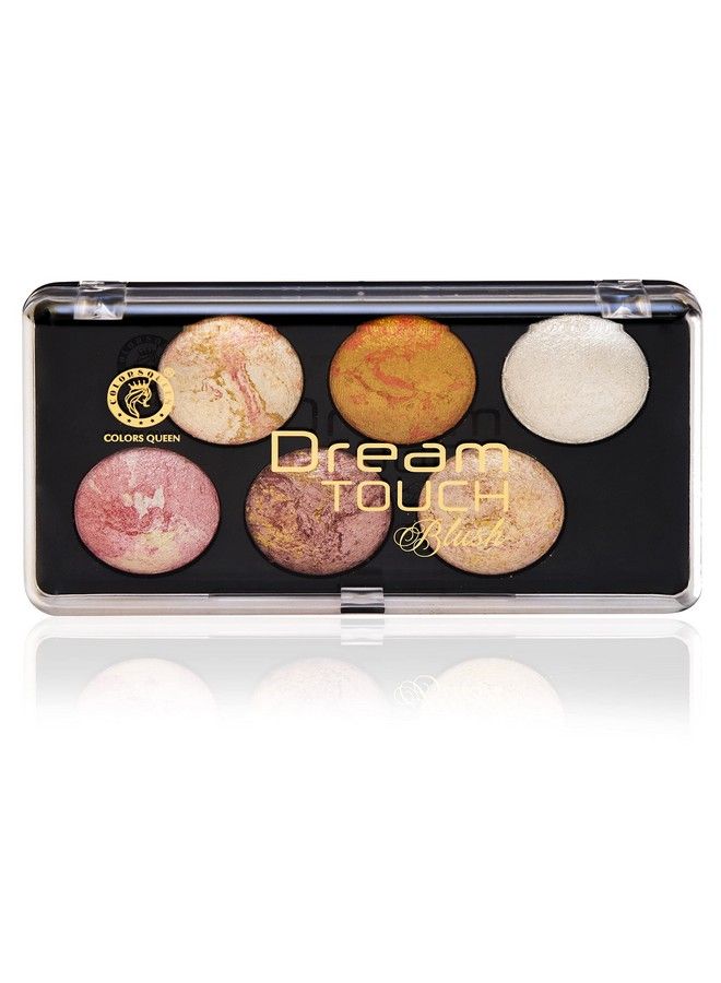 Dream Touch Blush Matte Finish Multi Color Palette Fine Pressed Powder Long Lastingblends Easily (02)