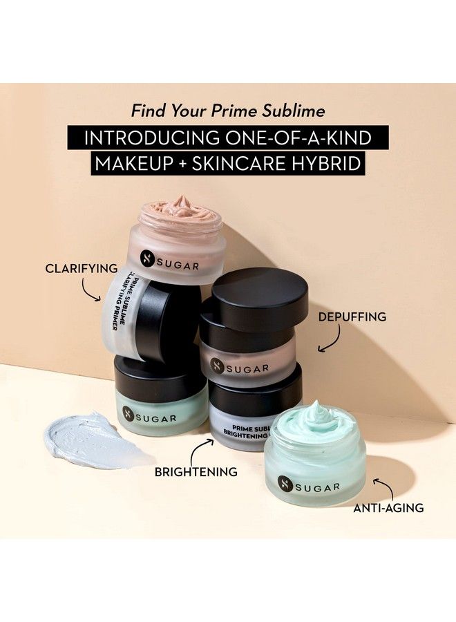 Prime Sublime Antiaging Face Primer Mattifying Longlasting Pore Minimizing Makeupskincare Hybrid 100% Vegan Crueltyfree 15 G