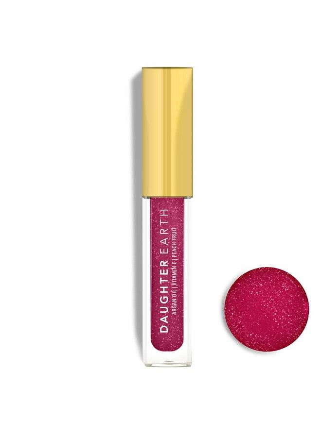 Glitter Lip Gloss ; Vitamin E Plant Based Flavoured Lip Coat For Women ; Hydrating & Plump Lips ; Aromatic Super Glossy & Moisturises The Skin With Skin Loving Nutrients ; 2.5 Ml