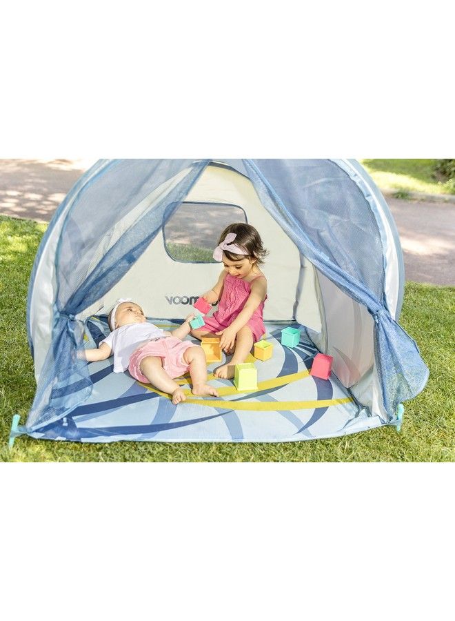 Antiuv Tent ; Upf 50+ Pop Up Sun Shelter For Toddlers And Children Easily Folds Into A Carrying Bag For Outdoors & Beach