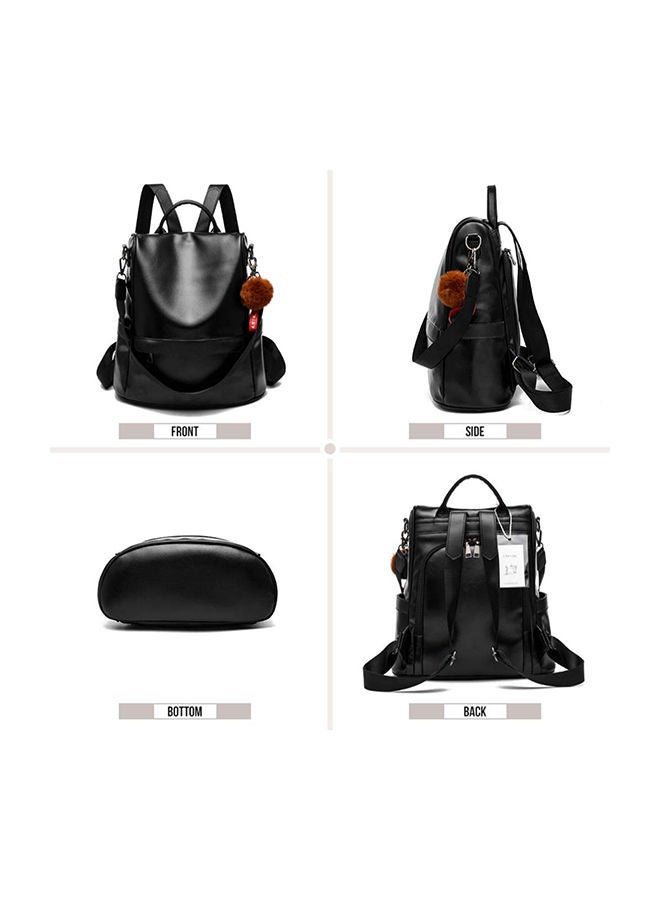 Anti-theft Casual Shoulder Backpack Black