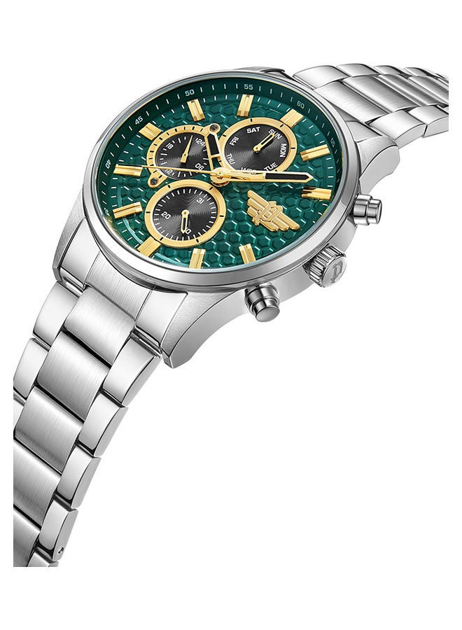 Men's Tauriko Stainless Steel Chronograph Wrist Watch PEWJK2229406 - 45mm - Silver