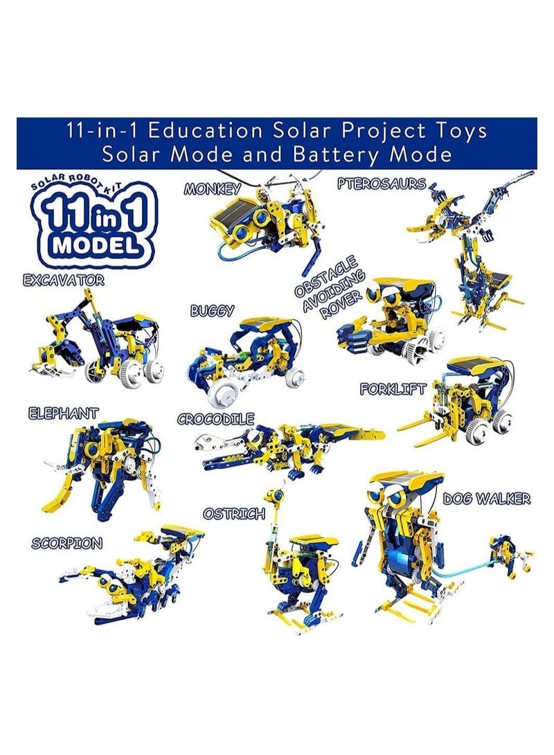 Robot Toy,Solar Project Toys,11-in-1 Solar Kit