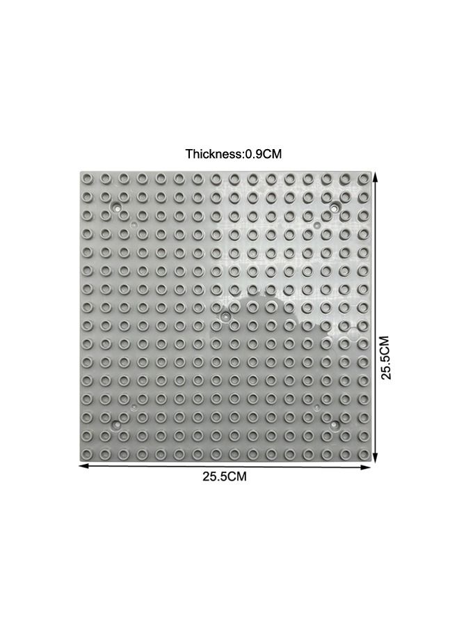 2-Piece 16X16 Dots Baseplate For Building Blocks Mini Action Figure Stand On Base Plate Educational