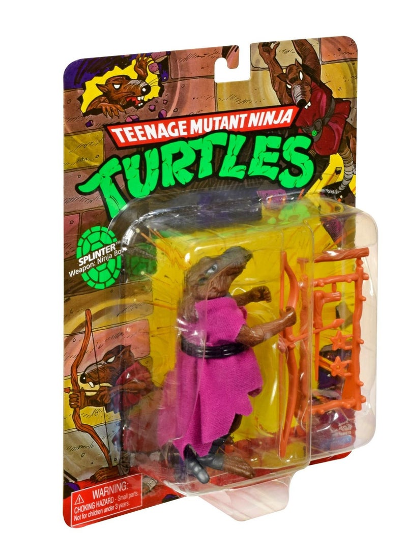 Teenage Mutant Ninja Turtles 4 inch Original Classic Splinter Basic Figure