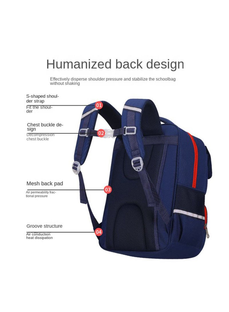 Back To School 16 Ergonomic School Bag - Blue