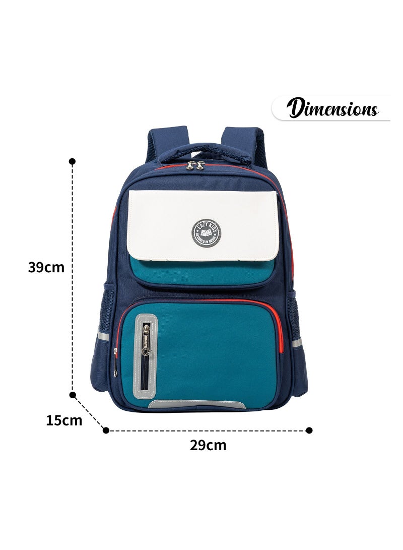 Back To School 16 Ergonomic School Bag - Blue